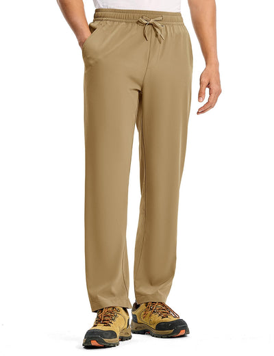 TBMPOY Mens Hiking Pants Lightweight Quick Dry 3 Pockets Travel Fishing Water-Resistant Athletic Workout Sweatpants