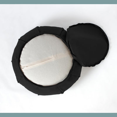 Zafu Meditation Cushion - Eclipse line - Removable Cover and Buckwheat Fill