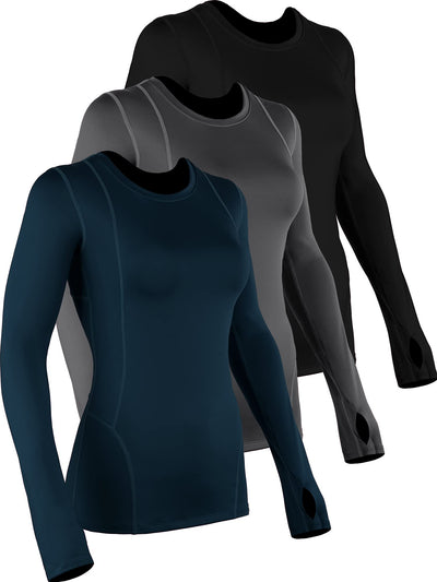 CADMUS Quick-Drying Running Long Sleeve Shirt for Women Workout Shirts