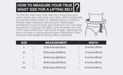 Weightlifting Belt For Men and Women - 6 Inch Auto-Lock Weight Lifting Back Support, Workout Back Support for Lifting, Fitness, Cross Training and Powerlifitng