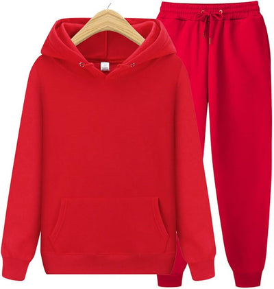 CHAIRAY Women's Hoodie Tracksuit Sweatsuits for Mens Set 2 Piece Hooded Sweatshirts and Sweatpant Sets Jogger Sweatsuit