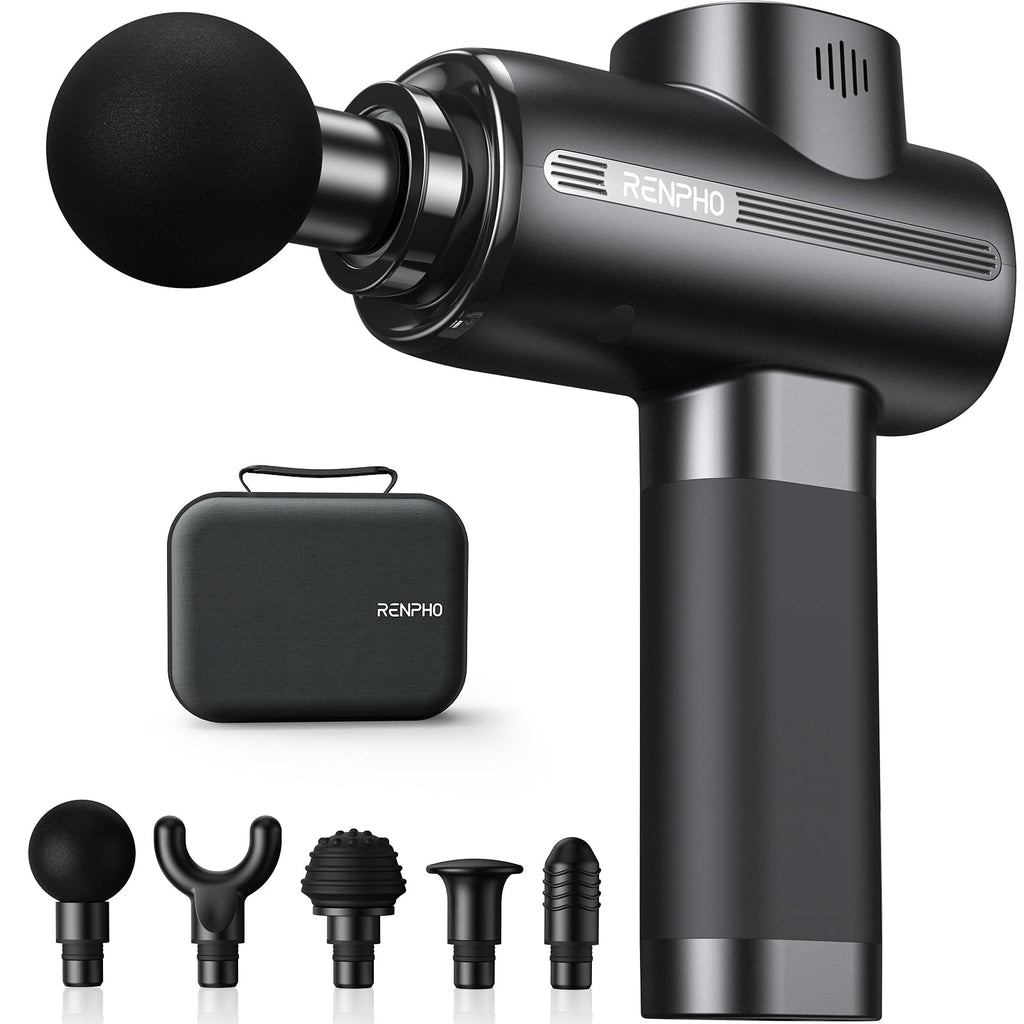 RENPHO Active Thermacool 2 Massage Gun with Heat and Cold Therapy, Christmas Gifts, [2025 Upgraded] Professional Deep Tissue Handheld Massager, Percussion Body Muscle Masajeador for Men Women Athletes