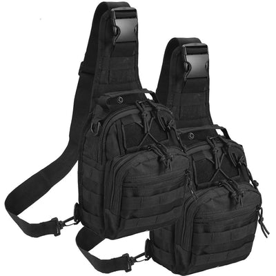 Tactical Shoulder Bag,1000D Outdoor Military Sling Daypack Backpack