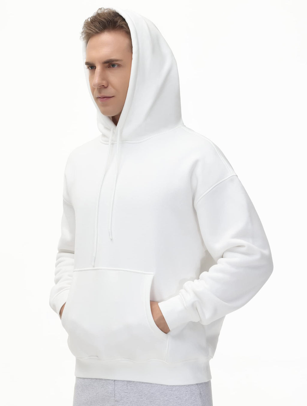 THE GYM PEOPLE Men's Fleece Pullover Hoodie Loose Fit Ultra Soft Hooded Sweatshirt With Pockets
