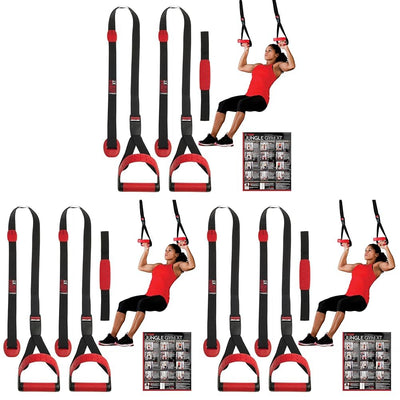 Lifeline Jungle Gym XT Body Weight Suspension Trainer System – Patented Split Anchor, Full-Body Workout, Lightweight Home Suspension Training Kit for Home Gym, Workout Equipment