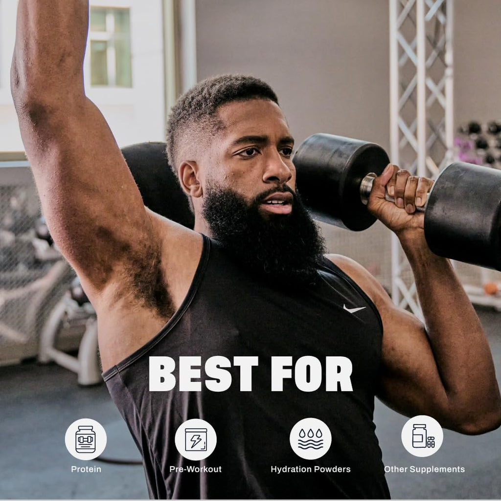 BlenderBottle Shaker Bottle Pro Series Perfect for Protein Shakes and Pre Workout, 28-Ounce, Black