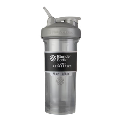 BlenderBottle Shaker Bottle Pro Series Perfect for Protein Shakes and Pre Workout, 28-Ounce, Black