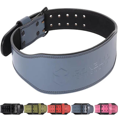 7mm Leather Weight Lifting Belt (IPF, USAPL, USPA, IPL USAW & IWF Approved) - 4" to 2” Tapered Premium Weightlifting Belt for Olympic Lifting, Powerlifting, Cross training, Gym, Workout & Weight Training - Weightlifting Belts for Men and Women