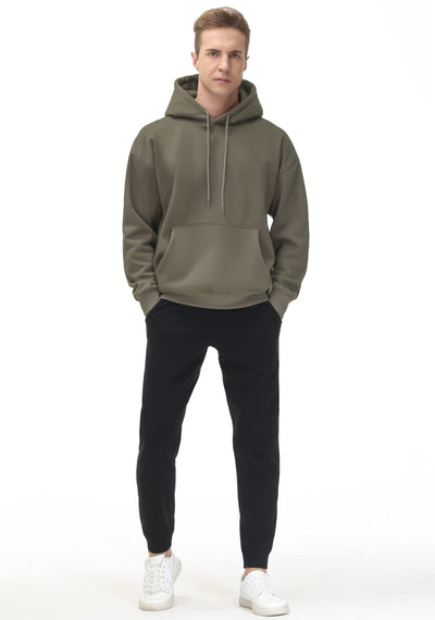 THE GYM PEOPLE Men's Fleece Pullover Hoodie Loose Fit Ultra Soft Hooded Sweatshirt With Pockets