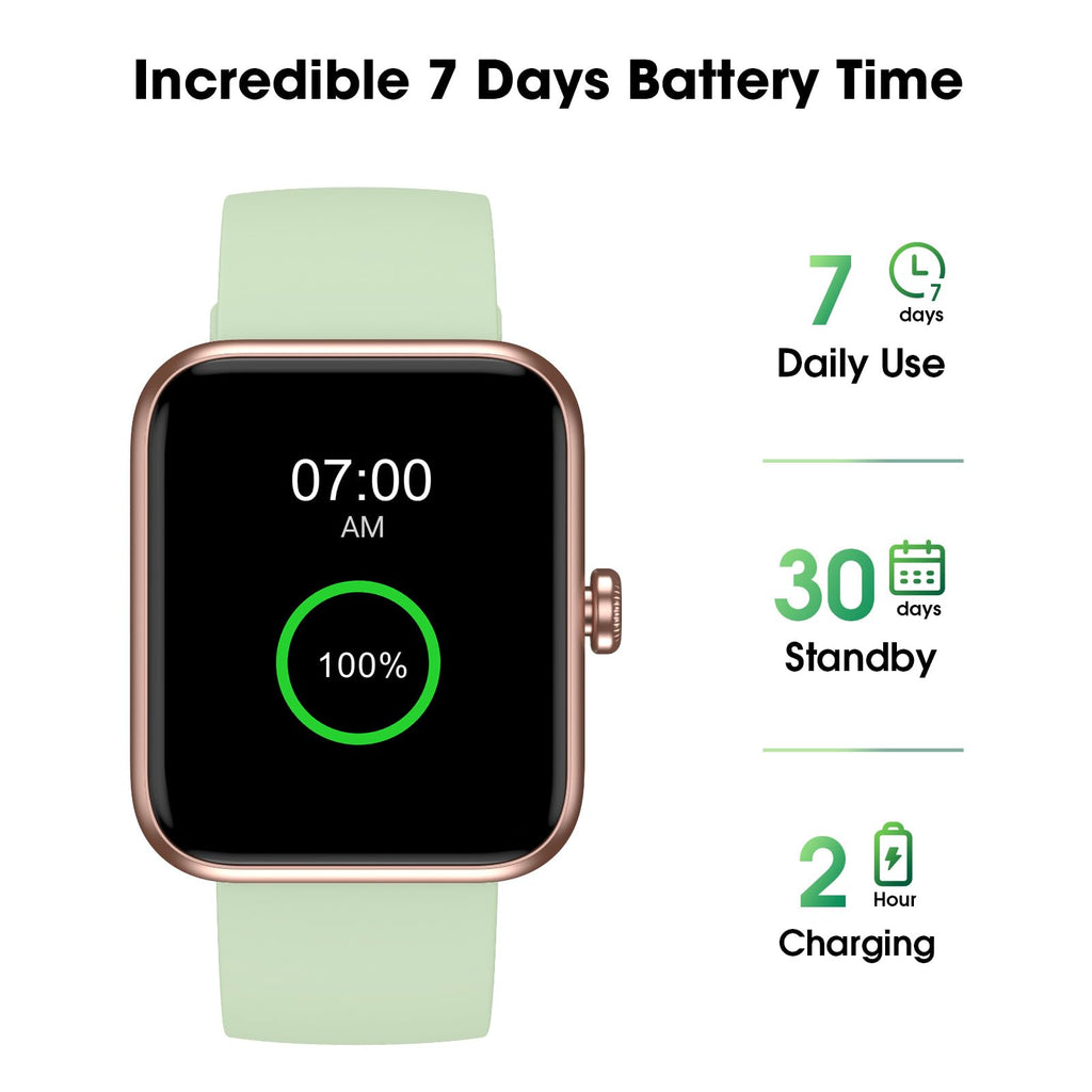 Smart Watch, Fitness Tracker with Heart Rate Monitor, Blood Oxygen, Sleep Tracker, 41mm Touchscreen Smartwatch for Android iOS Swimming Waterproof Pedometer Step Calories Tracker for Women Men