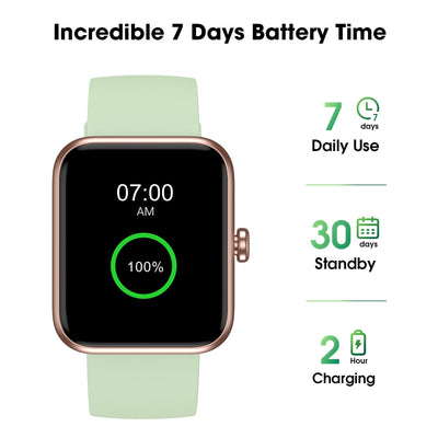 Smart Watch, Fitness Tracker with Heart Rate Monitor, Blood Oxygen, Sleep Tracker, 41mm Touchscreen Smartwatch for Android iOS Swimming Waterproof Pedometer Step Calories Tracker for Women Men