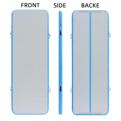 DAIRTRACK Inflatable Gymnastics Air Mat 10ft/13ft/16ft/20ft Tumble Track Tumbling Mats for Home Use/Gym/Training/Cheerleading/Yoga/Water