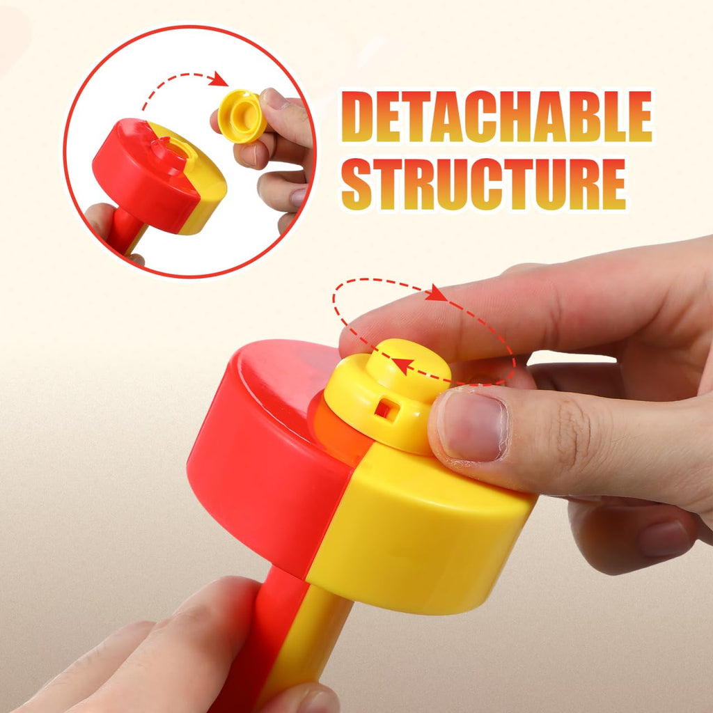 Kids Dumbbell Toy 1 Pair Kids Weight Lifting Set Plastic Dumbbell Toy Gym Sports Workout Equipment for Kids