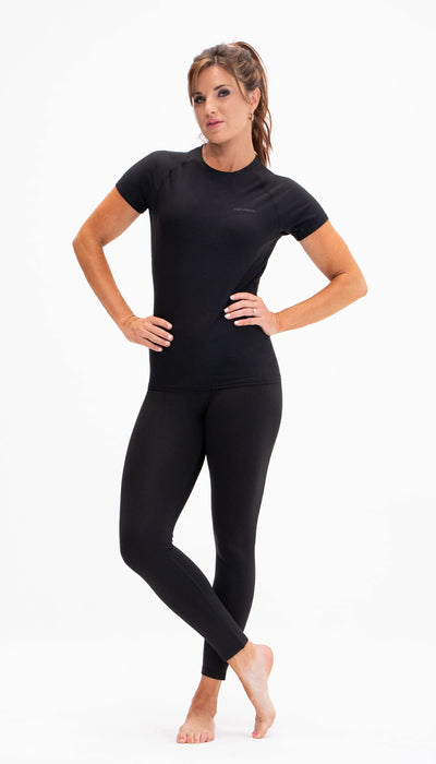 DEVOPS 3 Pack Women's Compression Shirt Dry Fit Short Sleeve Running Athletic T-Shirt Workout Tops