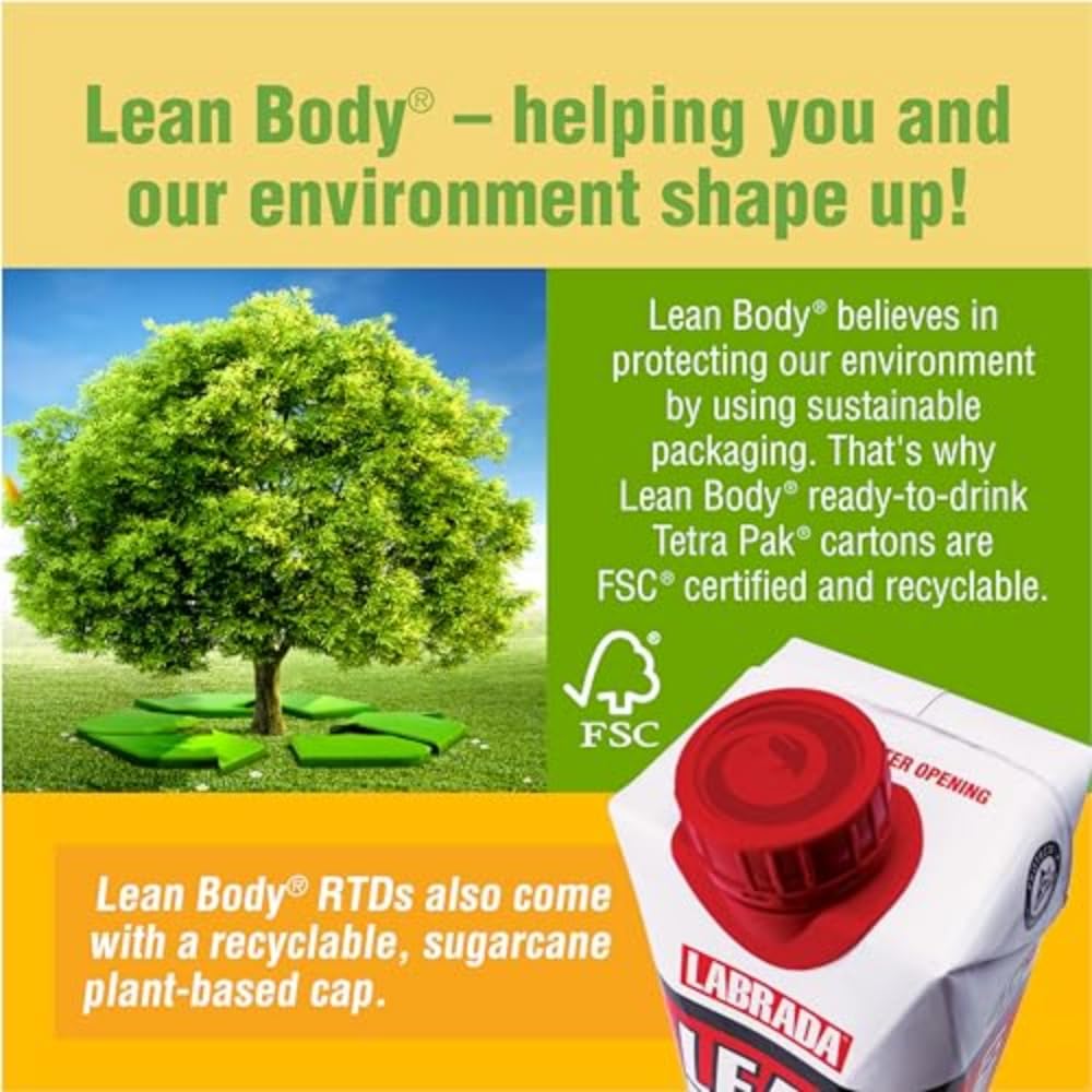 Labrada Lean Body Ready-to-Drink Cookies and Cream Protein Shake, 40g Protein, Whey Blend , 0 Sugar, Gluten No, 22 Vitamins & Minerals, (Recyclable Carton & Lid - Pack of 12) LABRADA , 17 Fl Oz (Pack of 12)