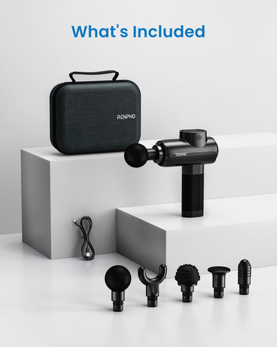 RENPHO Active Thermacool 2 Massage Gun with Heat and Cold Therapy, Christmas Gifts, [2025 Upgraded] Professional Deep Tissue Handheld Massager, Percussion Body Muscle Masajeador for Men Women Athletes