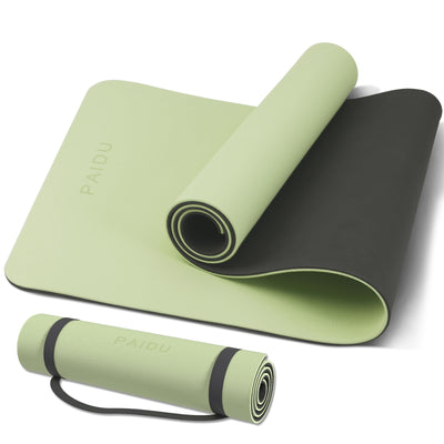 Yoga Mat Non Slip Anti-tear,extra thick-2/5 inch（10MM）High Resiliency Professional POE Yoga Mats for Women Men Kids,72"x24"inch,Workout, Yoga, Pilates and Floor Exercise, with Carrier Strap