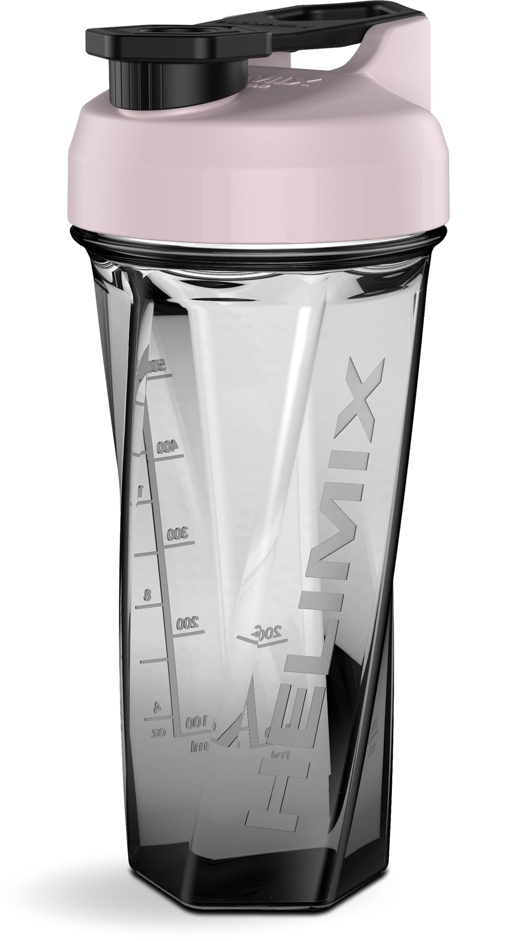 HELIMIX 2.0 Vortex Blender Shaker Bottle Holds upto 28oz | No Blending Ball or Whisk | USA Made | Portable Pre Workout Whey Protein Drink Shaker Cup | Mixes Cocktails Smoothies Shakes | Top Rack Safe