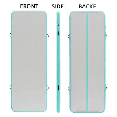 DAIRTRACK Inflatable Gymnastics Air Mat 10ft/13ft/16ft/20ft Tumble Track Tumbling Mats for Home Use/Gym/Training/Cheerleading/Yoga/Water