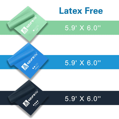 Resistance Bands,Professional Long Non-Latex Elastic Stretch Bands,Exercise Bands for Physical Therapy, Yoga, Pilates, Rehab, at-Home or The Gym Workouts, Strength Training