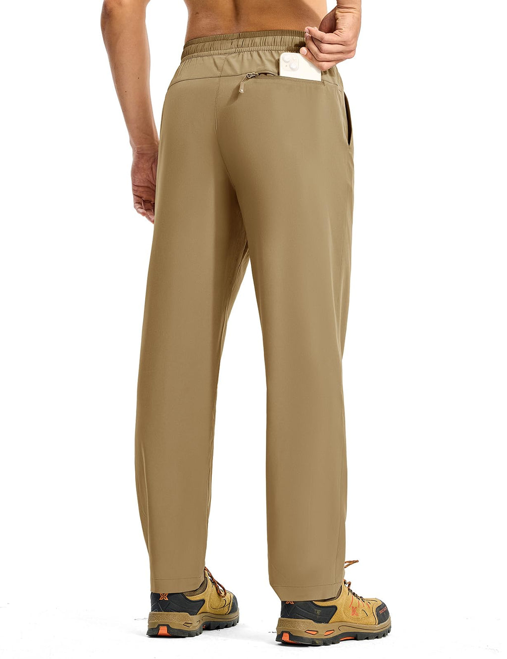 TBMPOY Mens Hiking Pants Lightweight Quick Dry 3 Pockets Travel Fishing Water-Resistant Athletic Workout Sweatpants