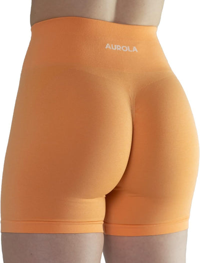 AUROLA Intensify Workout Shorts for Women Seamless Scrunch Short Gym Yoga Running Sport Active Exercise Fitness Shorts