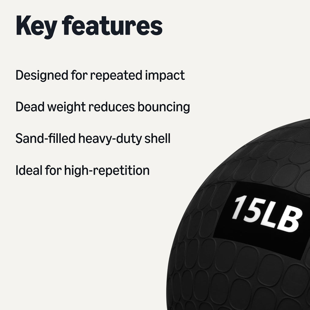 Amazon Basics Slam Medicine Balls for Exercise