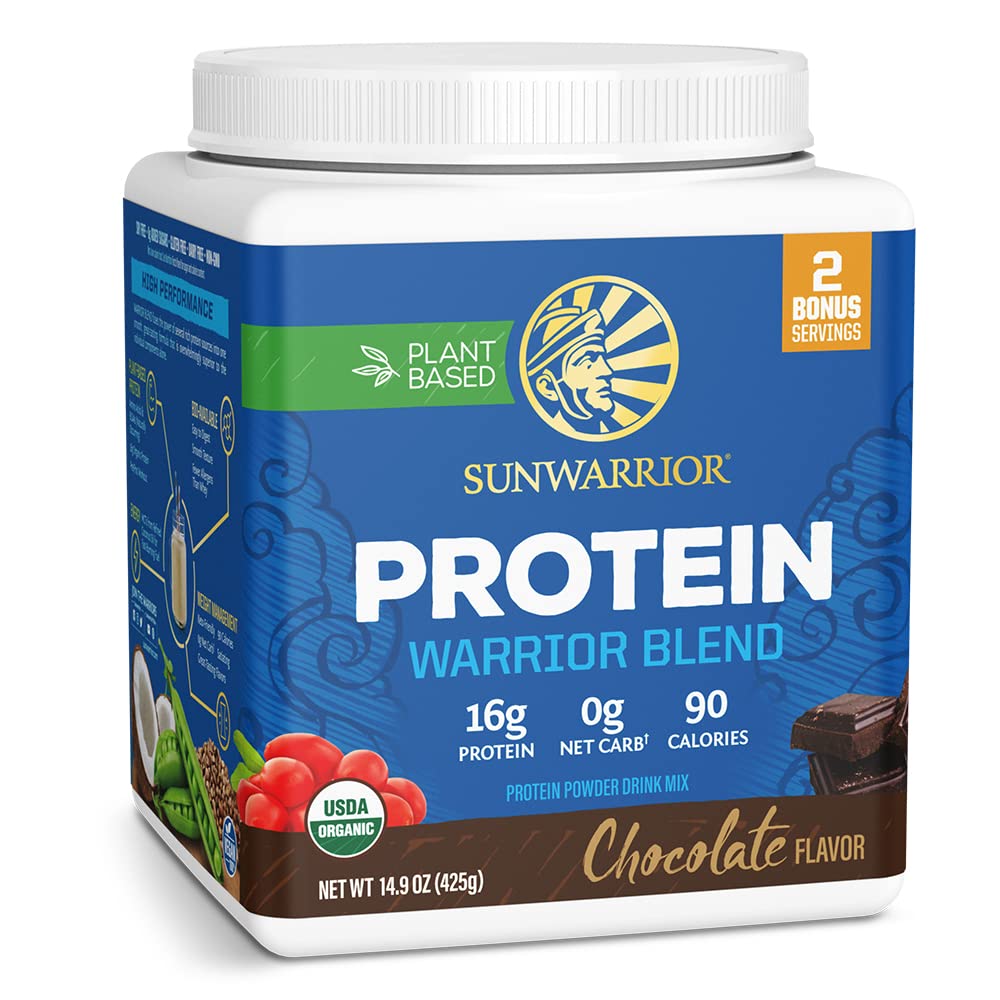 Organic Plant Based Protein Powder | Vegan Organic Protein Powder Vanilla Flavored with BCAA Amino Acids & Hemp Seed Pea Blend | Non-GMO Soy Dairy Filler & Gluten Free (Vanilla, 32 Servings)