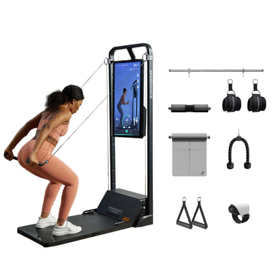 Speediance Gym Monster Smart Home Gym, Multifunctional Strength Training Machine, Smith Machine Power Cage Workout Station, Squat Rack Cable Machine, Full Body Fitness Equipment for Home Workout