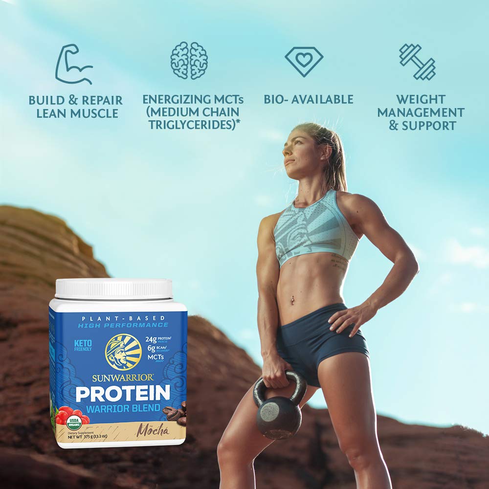 Organic Plant Based Protein Powder | Vegan Organic Protein Powder Vanilla Flavored with BCAA Amino Acids & Hemp Seed Pea Blend | Non-GMO Soy Dairy Filler & Gluten Free (Vanilla, 32 Servings)