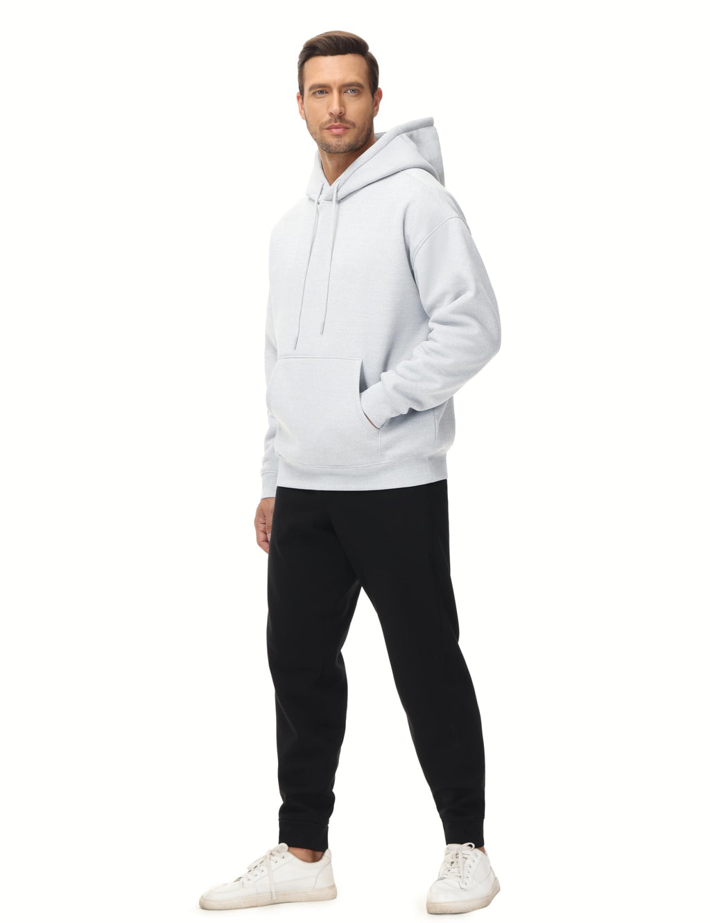 THE GYM PEOPLE Men's Fleece Pullover Hoodie Loose Fit Ultra Soft Hooded Sweatshirt With Pockets