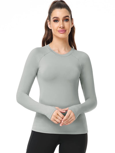 CADMUS Quick-Drying Running Long Sleeve Shirt for Women Workout Shirts