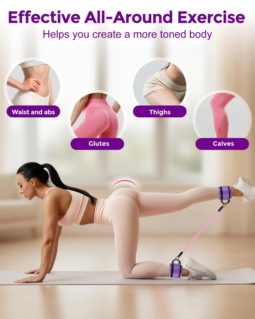 Pilates Essentials Kit for Women, 14-Inch Magic Circle Home Pilates Equipment with Pilates Ring and Ball Set, 5 Resistance Bands & Accessories for Home Workouts Beginners Essentials Starter Set