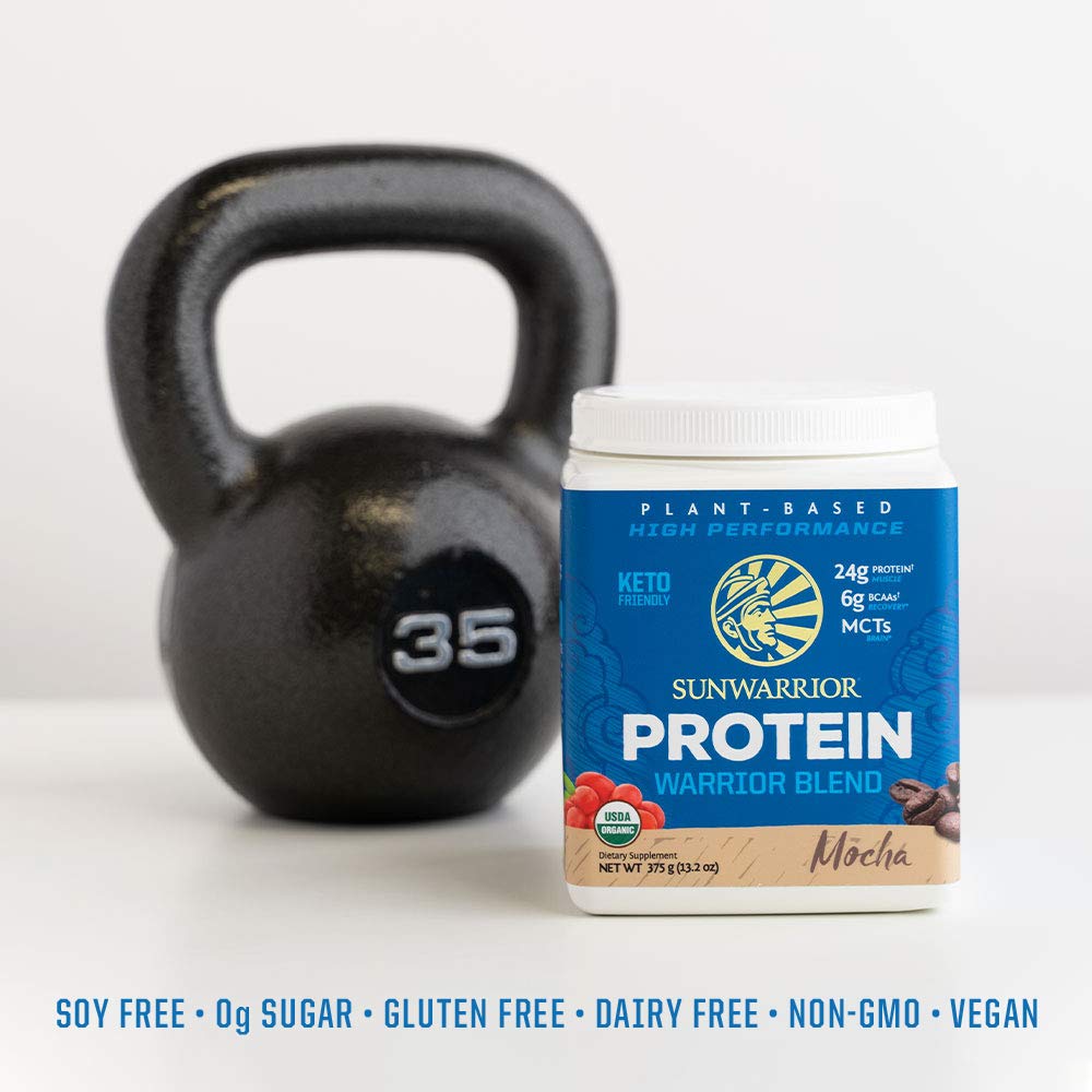 Organic Plant Based Protein Powder | Vegan Organic Protein Powder Vanilla Flavored with BCAA Amino Acids & Hemp Seed Pea Blend | Non-GMO Soy Dairy Filler & Gluten Free (Vanilla, 32 Servings)