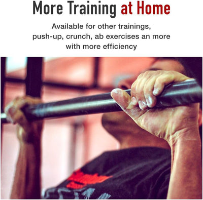 Japard Pull Up Bar for Doorway, Strength Training without Screws, Adjustable Door Frame 27"-41" Width, No-Damage Hanging Equipment for Home Gym, Upper Body Workout