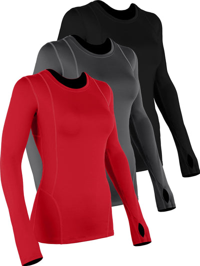 CADMUS Quick-Drying Running Long Sleeve Shirt for Women Workout Shirts