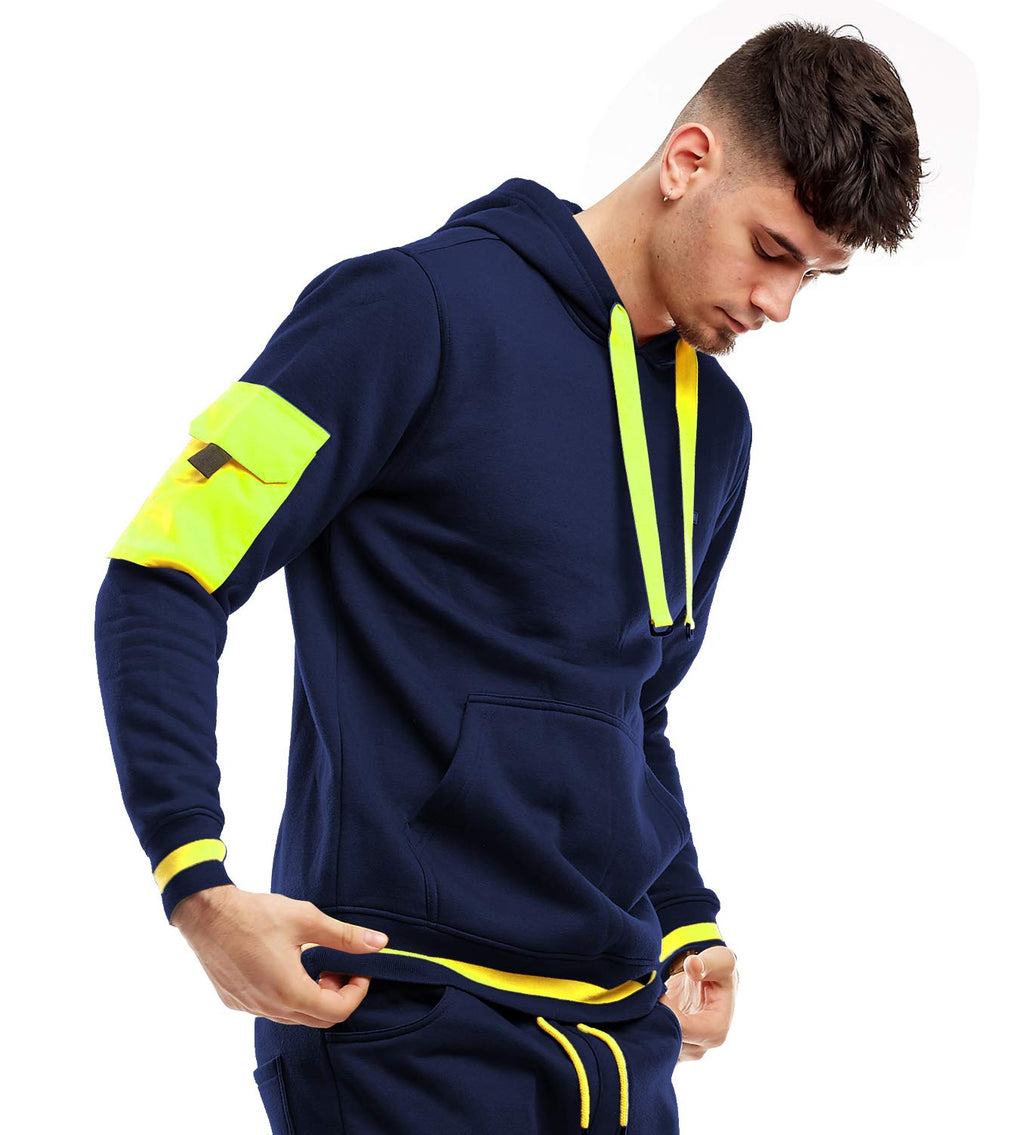 SCREENSHOT Sports Mens Premium TechFleece Fashion Hoodie - Athletic Jogger Fitness Workout Gym Jacket