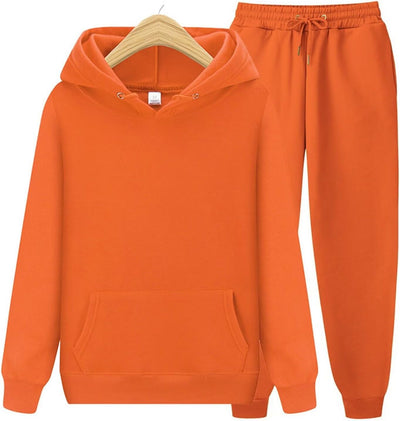 CHAIRAY Women's Hoodie Tracksuit Sweatsuits for Mens Set 2 Piece Hooded Sweatshirts and Sweatpant Sets Jogger Sweatsuit