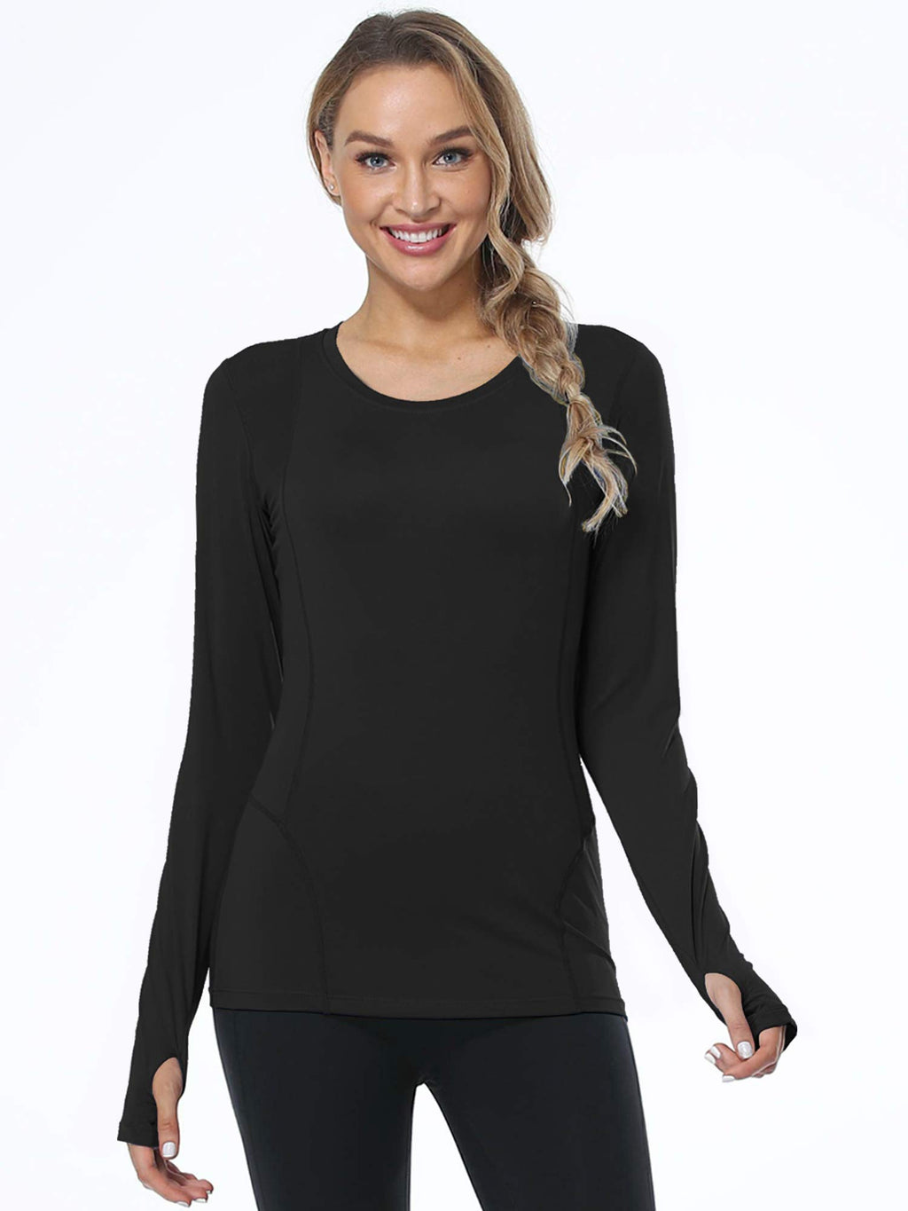 CADMUS Quick-Drying Running Long Sleeve Shirt for Women Workout Shirts