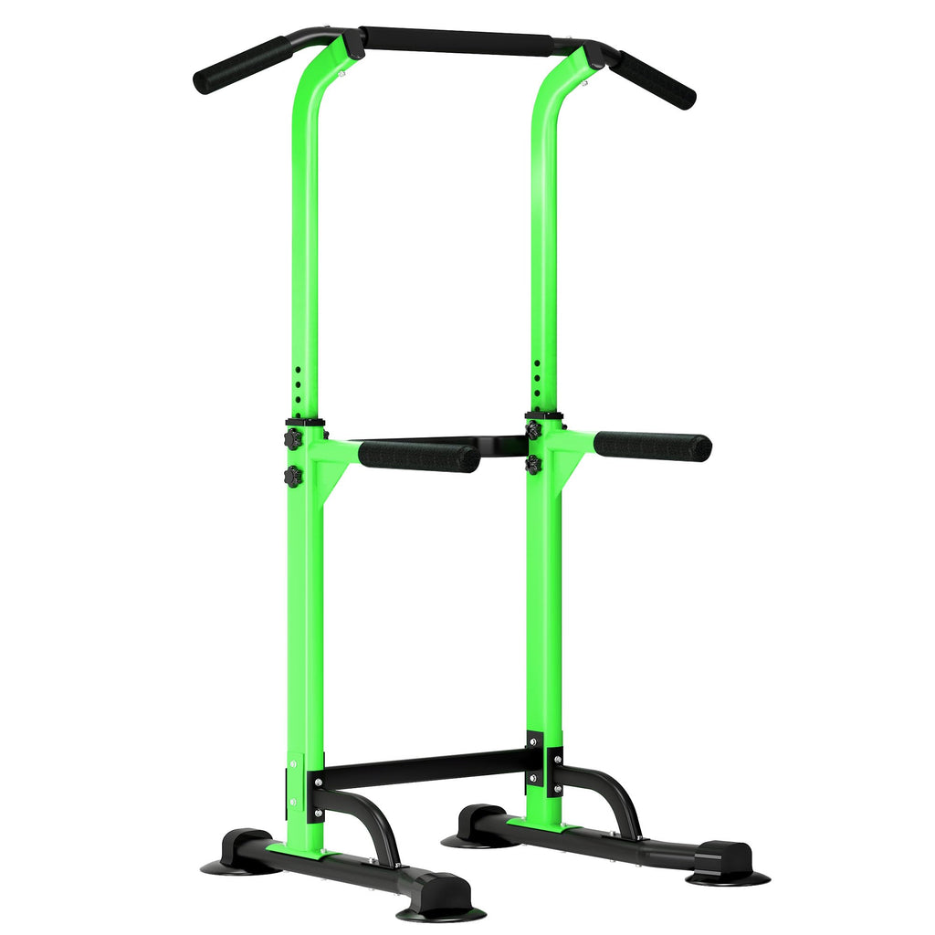 SogesPower Power Tower Dip Station Pull Up Bar for Home Gym Adjustable Height Strength Training Workout Equipment,Pull Up Bar Station