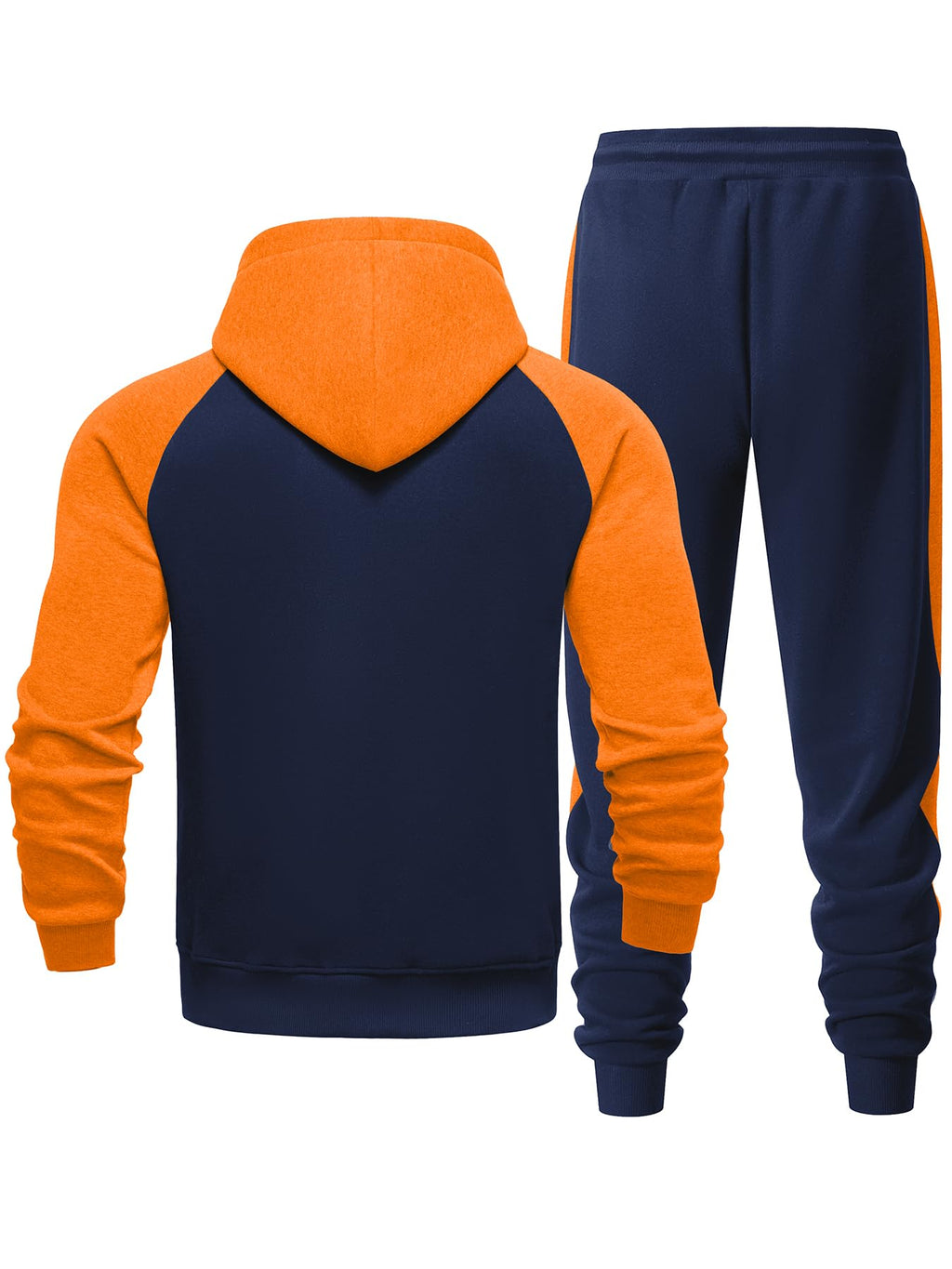 Men's Tracksuit 2 Pieces Set Zip Up Hoodie Sweatsuits Athletic Jogging Suit Set Casual Outfit with Pockets