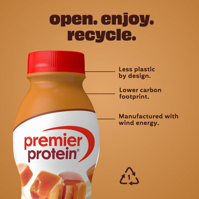 Premier Protein Shake, Chocolate, 30g Protein 1g Sugar 24 Vitamins Minerals Nutrients to Support Immune Health, 11.5 fl oz (Pack of 12)