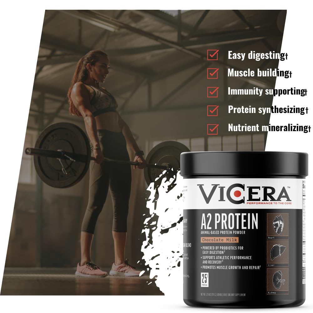 A2 Protein Powder, Peppermint Milkshake, 25 G Protein per Serving, Organic A2/A2 Whey Casein Blend With Probiotics and Celtic Sea Salt, Gluten Free Workout Supplement, Non GMO, 20 Serv, 27.4 Oz