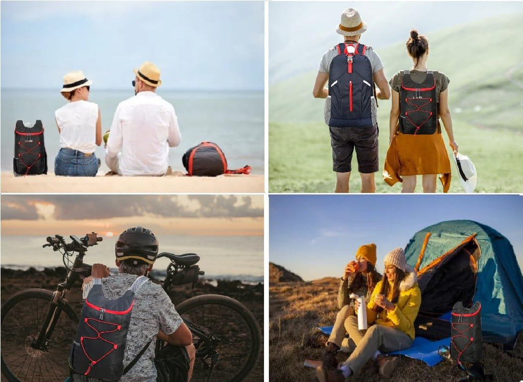 16L Lightweight Foldable Hiking-Backpack Small Packable-Daypack For Travel,Ultralight Water-Resistant Gym Bag Men Women Easy Carry-on (Royal Blue)