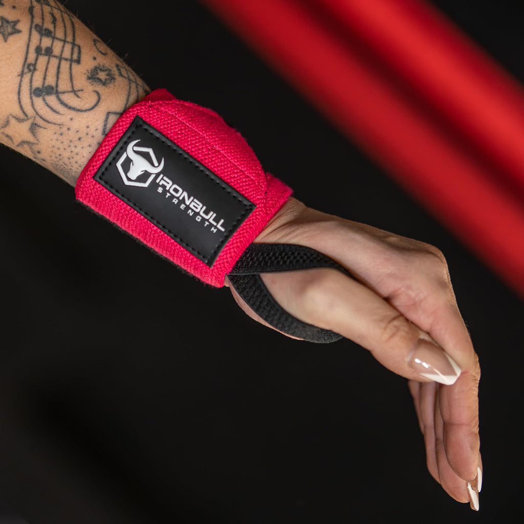 Wrist Wraps for Weightlifting (USPA & IPL Approved) - 18” Premium Quality Wrist Straps for Weightlifting - Weight Lifting Wrist Wraps with Thumb Loop - Best Gym Wrist Wraps for Lifting Weights, Curls & Dips - Lifting Wrist Wraps for Bench, Powerlifting &