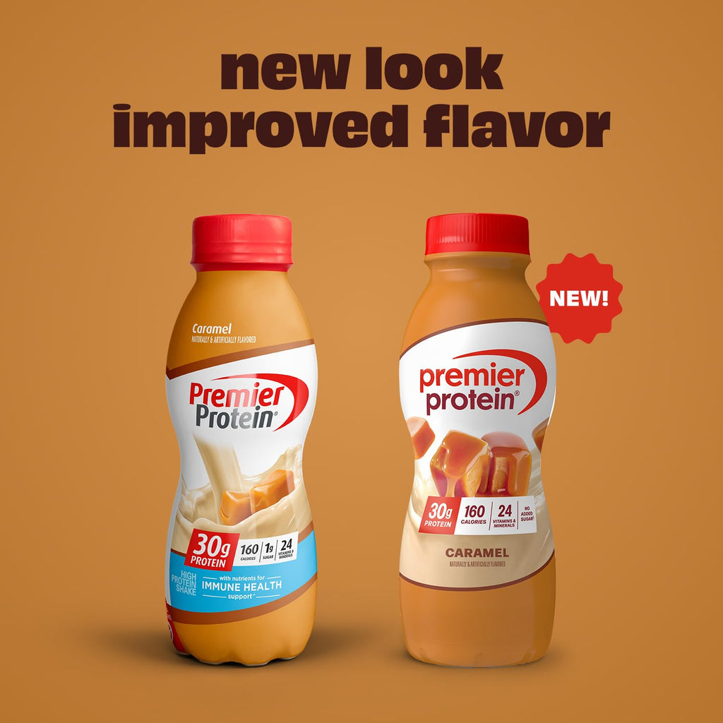 Premier Protein Shake, Chocolate, 30g Protein 1g Sugar 24 Vitamins Minerals Nutrients to Support Immune Health, 11.5 fl oz (Pack of 12)