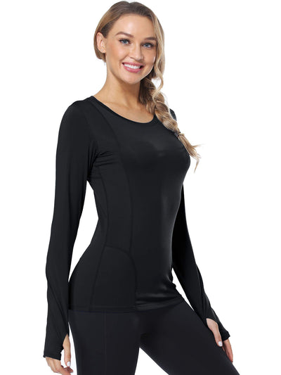 CADMUS Quick-Drying Running Long Sleeve Shirt for Women Workout Shirts