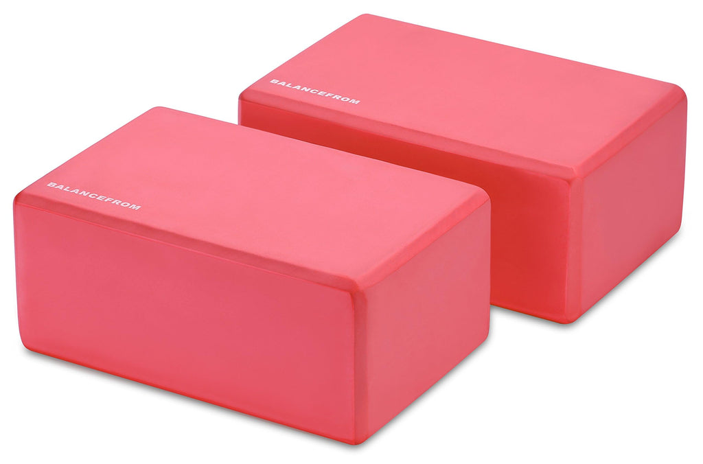 Fitvids Set of 2 High Density Premium - EVA Yoga Blocks, 9"x6"x4" Each