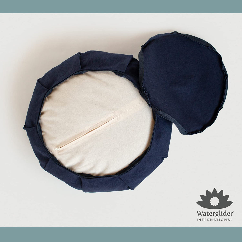 Zafu Meditation Cushion - Eclipse line - Removable Cover and Buckwheat Fill