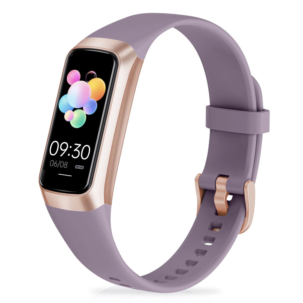 Fitness Tracker with 24/7 Heart Rate, Blood Oxygen Blood Pressure Sleep Monitor, Activity Trackers 5 ATM Waterproof,Step Calorie Counter Pedometer Health Smart Watch for Women Men Bordeaux